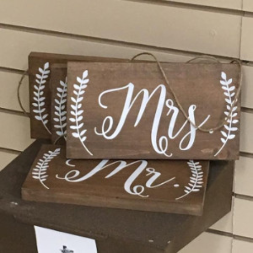 Wedding signs