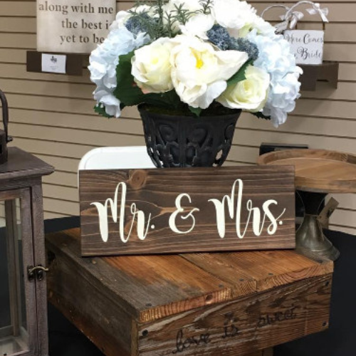 Wedding signs