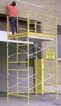 Scaffolding, 15' High, with Base Plates, (incl Safety Rails)